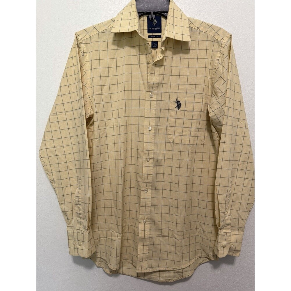 U.S. Polo Assn. Slim Fit Long-Sleeve Button-Down Shirt Size S